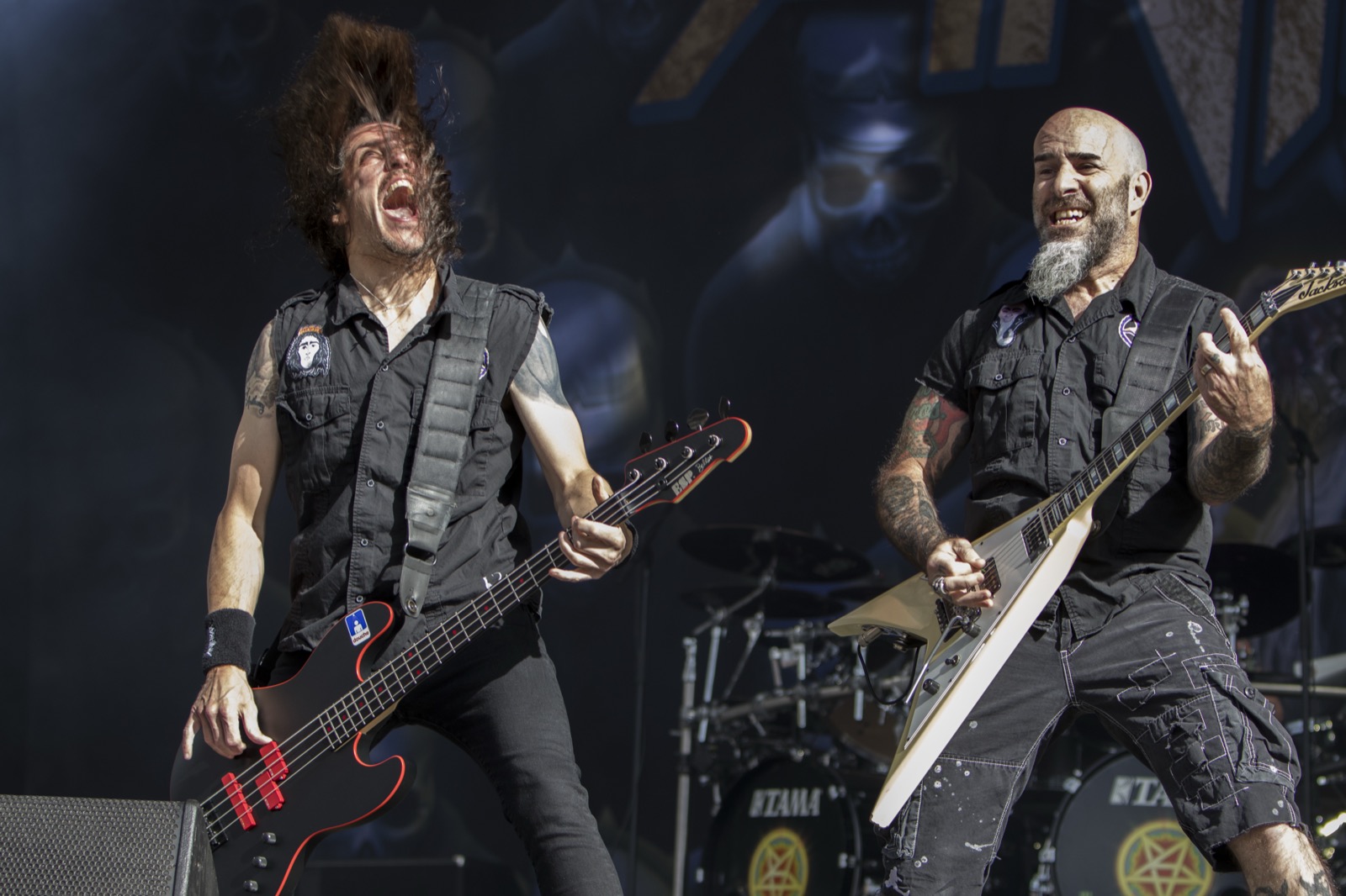 Anthrax performing live on stage at Tuska Festival 2019