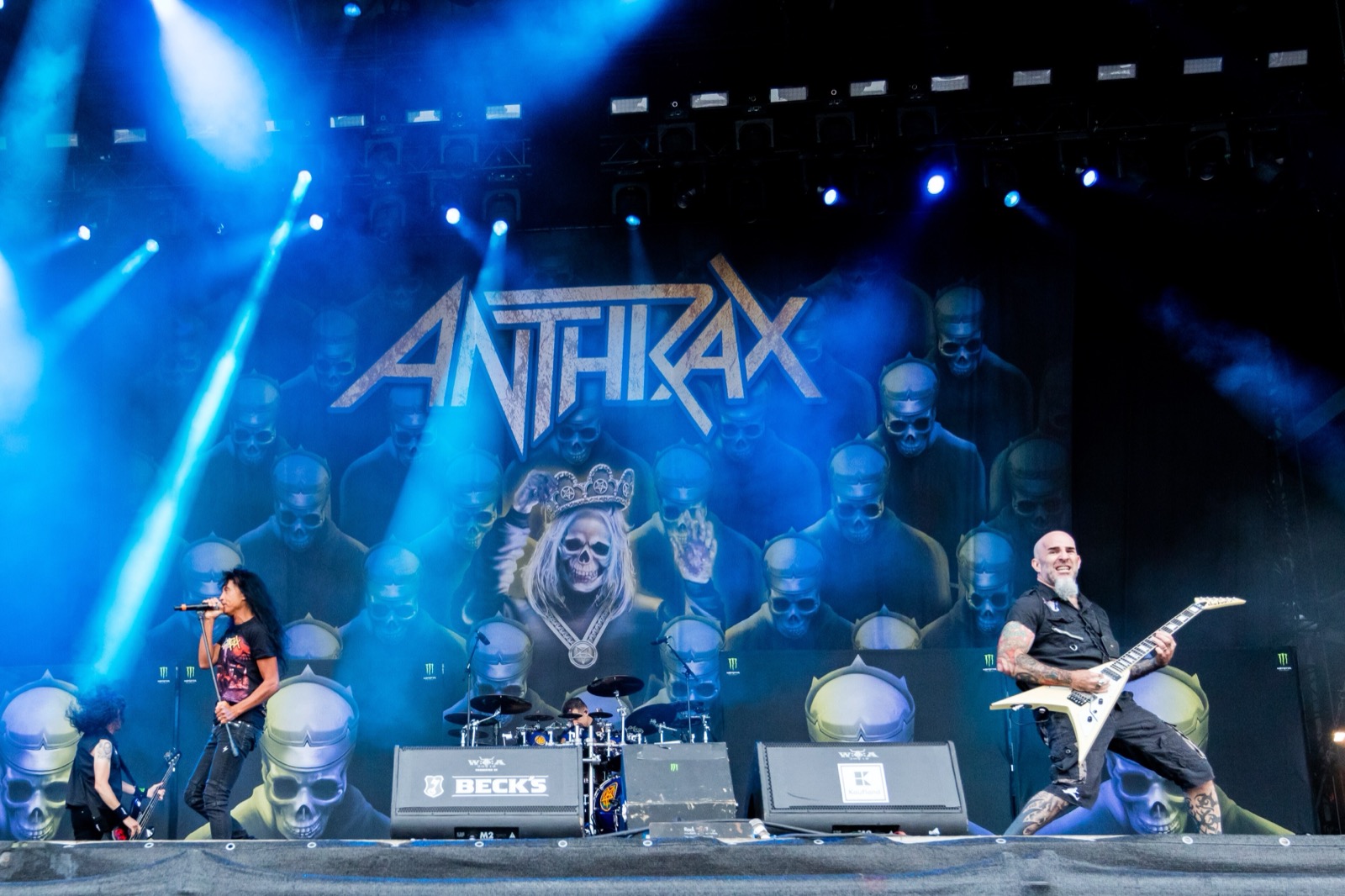 Anthrax performing live at Wacken Open Air 2019