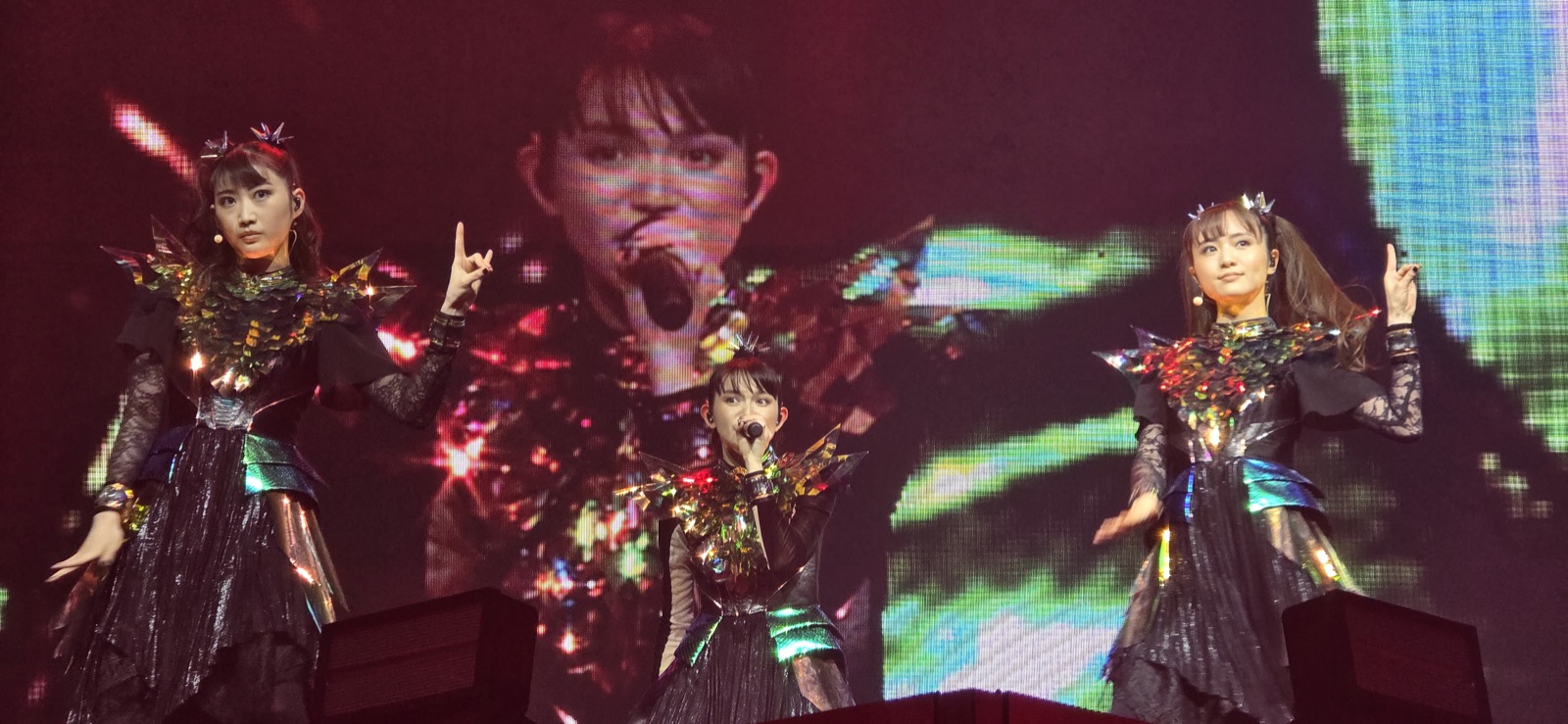 Babymetal performing live at AFAS Live in Amsterdam, May 2025