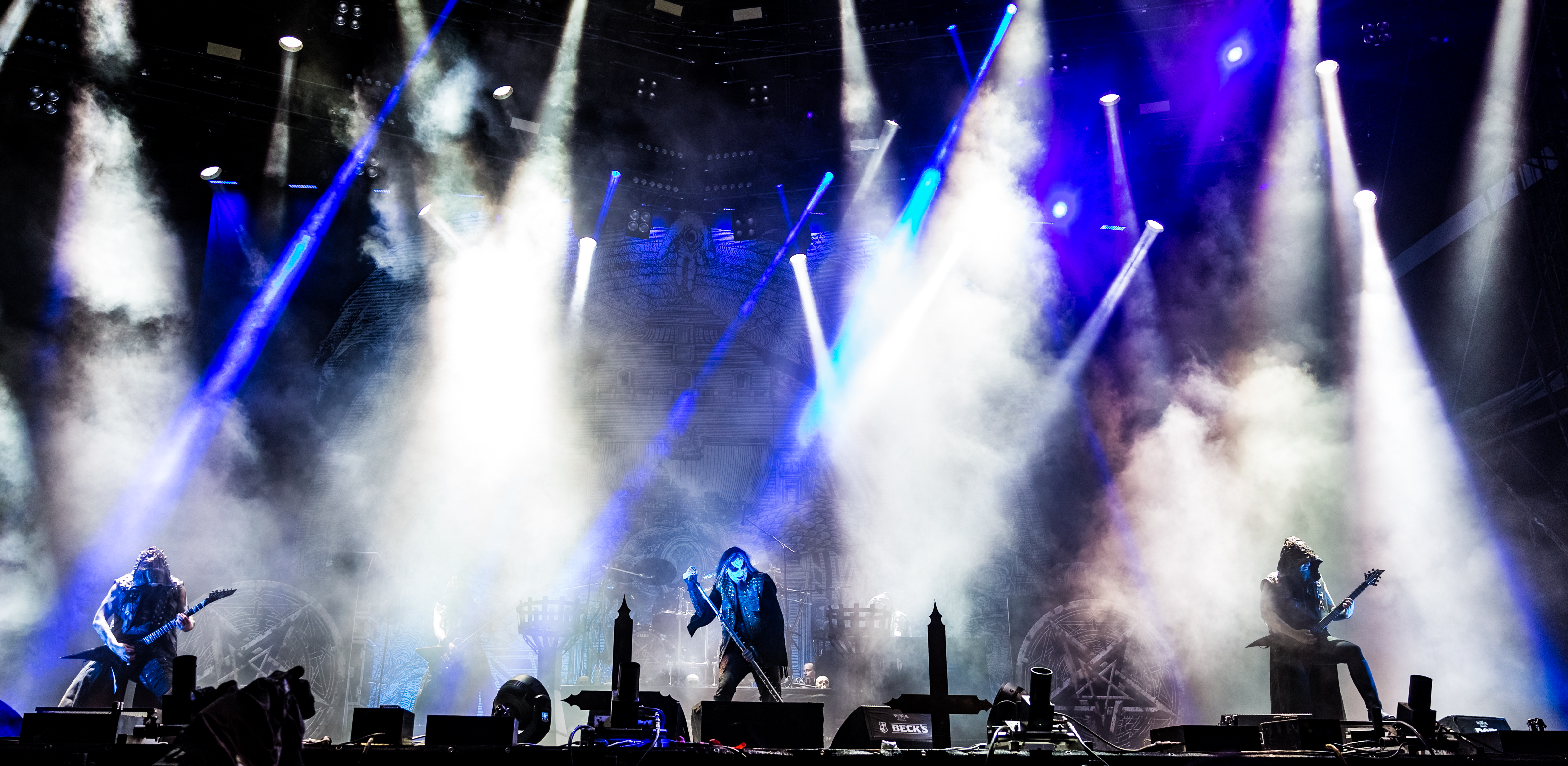 Dimmu Borgir performing live at Wacken Open Air 2018