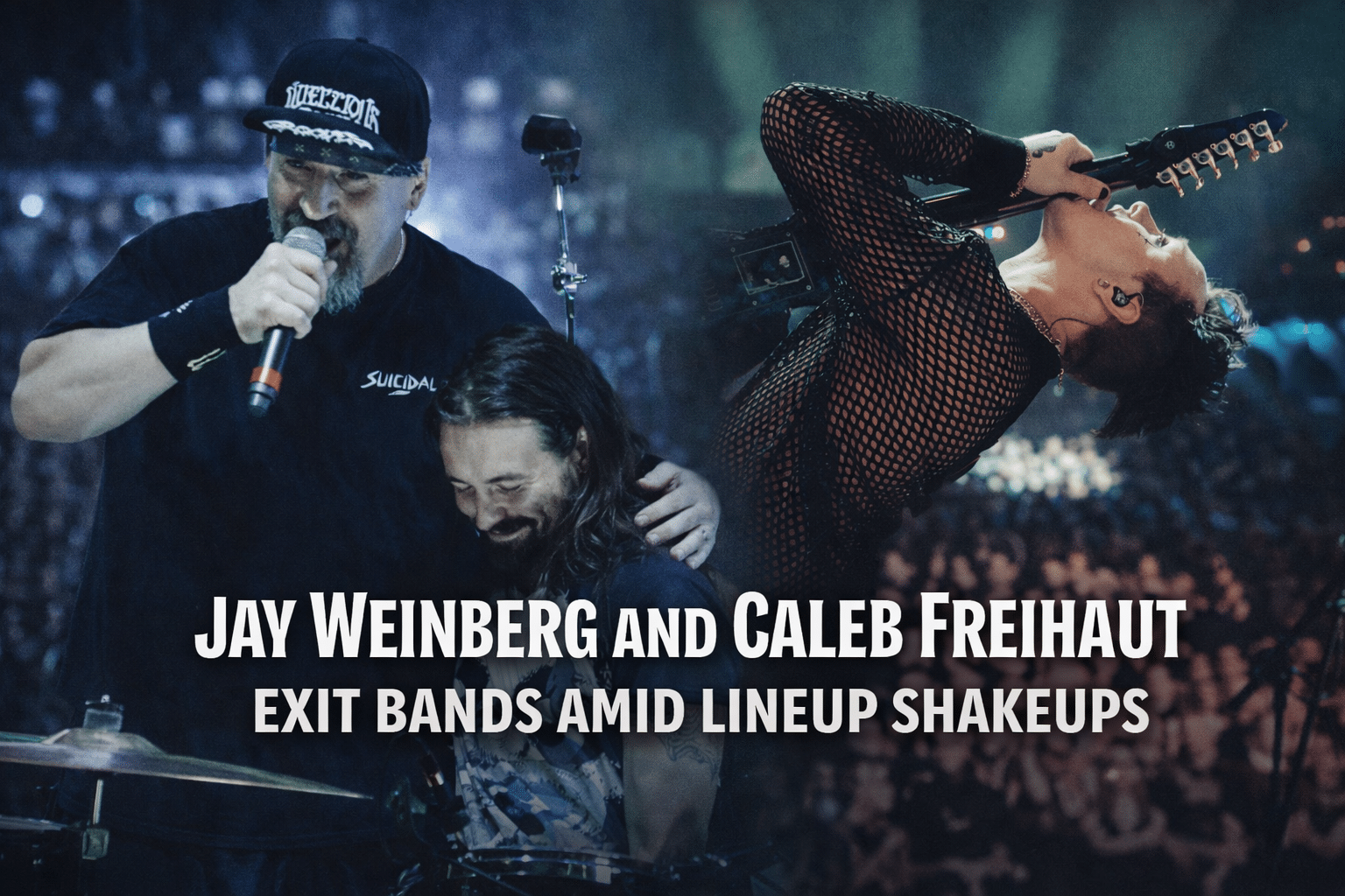Jay Weinberg & Caleb Freihaut — lineup changes in heavy music 2026