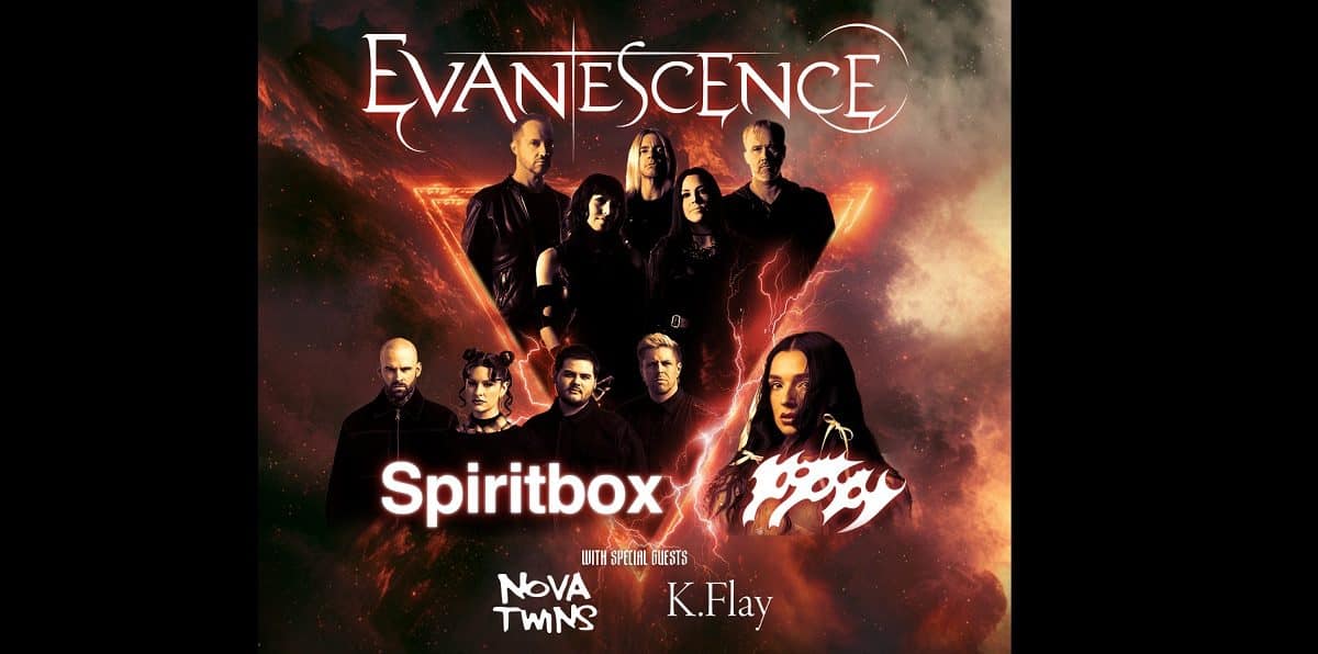 Evanescence — 2026 World Tour with Spiritbox, Poppy, Nova Twins & K.Flay