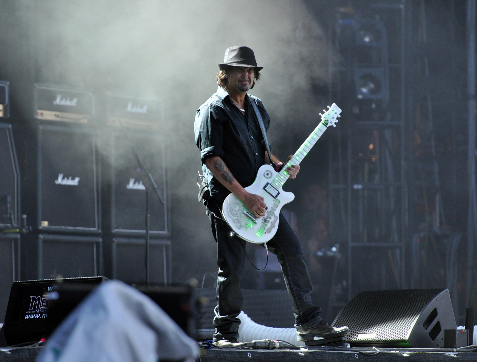 Phil Campbell performing with Motörhead at Wacken Open Air 2013