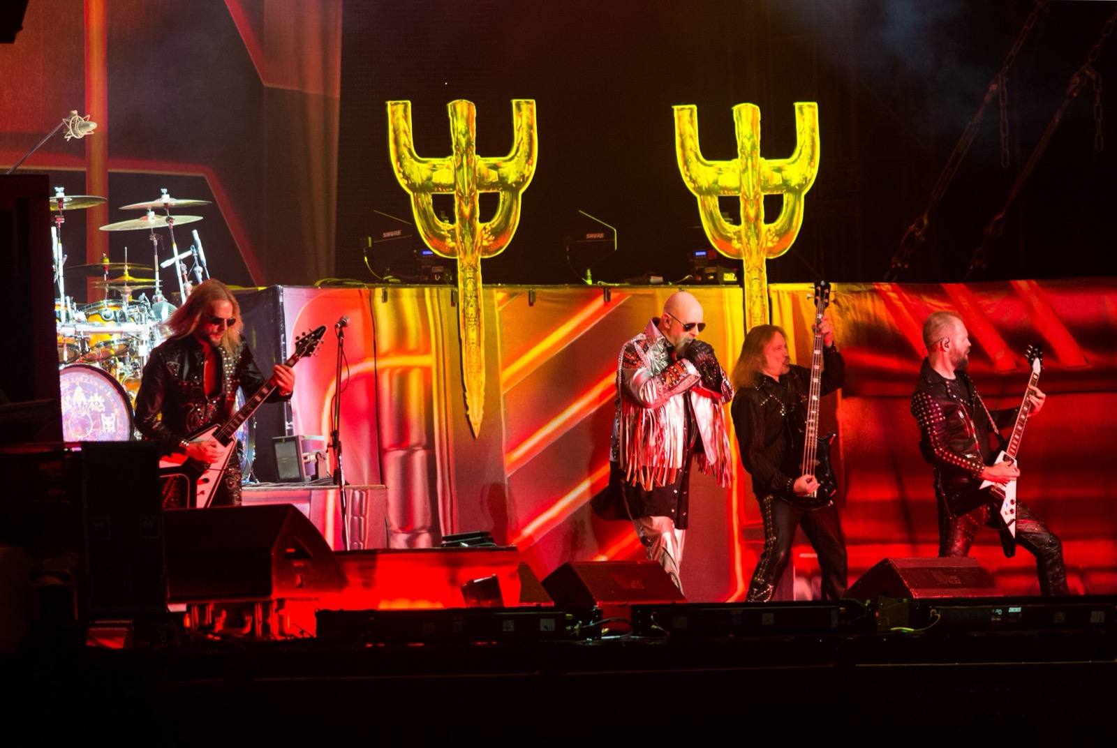 Judas Priest performing live at Wacken Open Air 2018