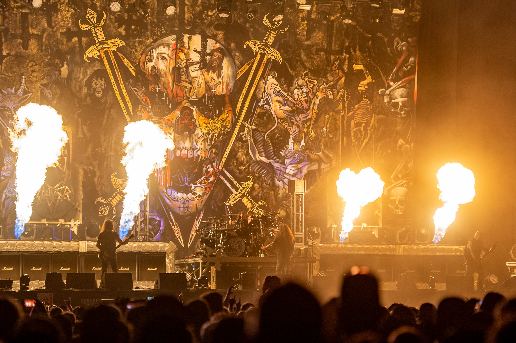 Slayer performing live at Rock im Park 2019